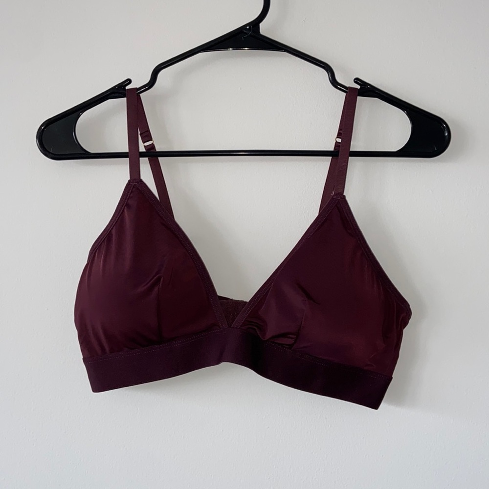 Super Cute Burgundy Bralette